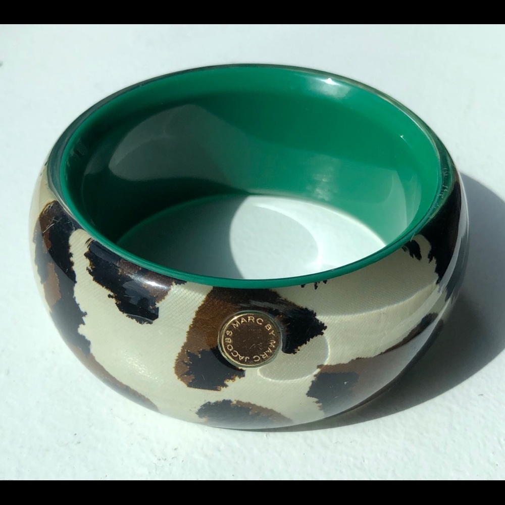 Marc by Marc Jacobs Leopard Plastic Bangle